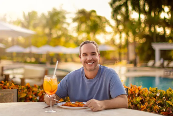 Caio Ribeiro no Santa Bárbara Resort Residence